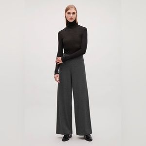 COS Grey Wool and Cotton blend pants. US S
